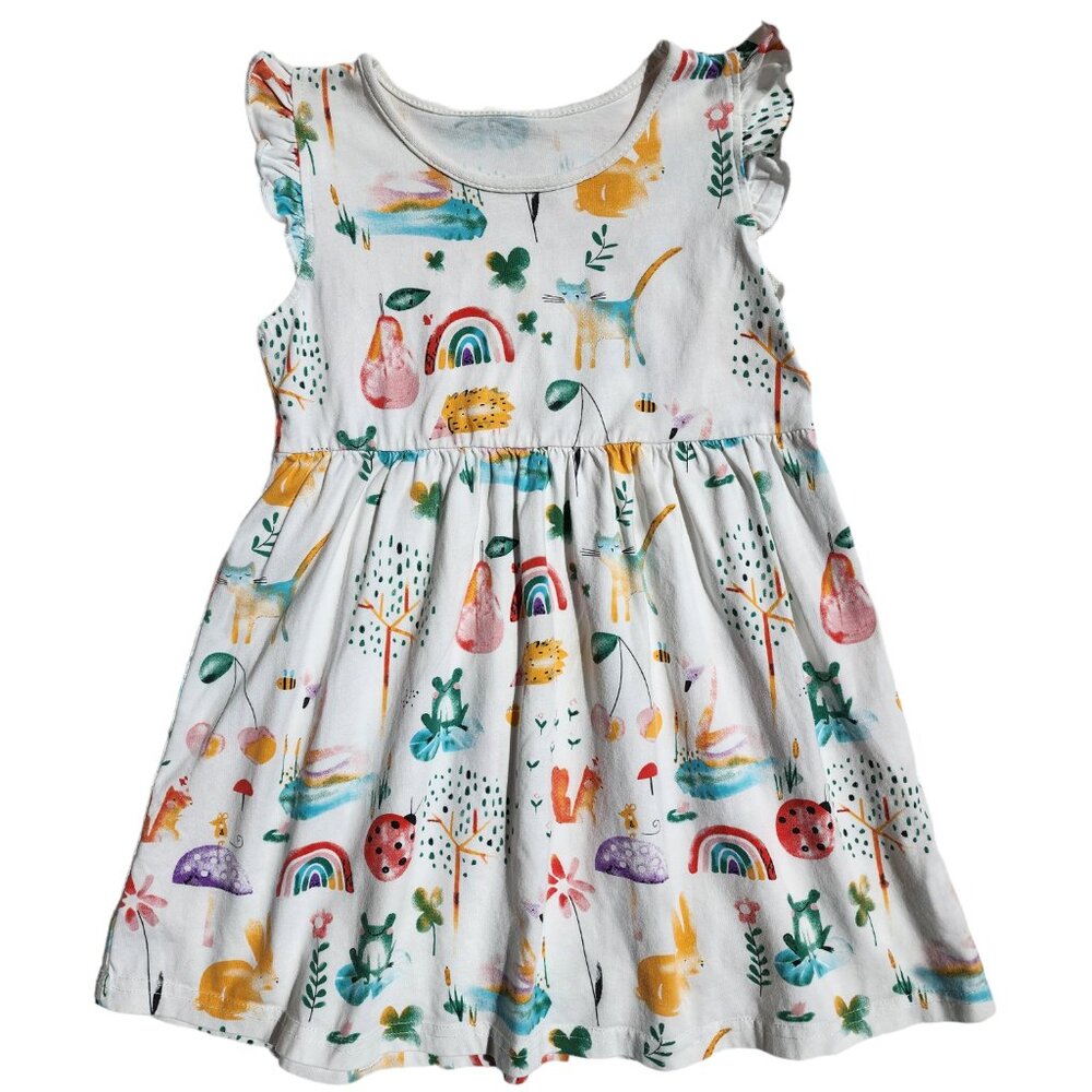 Fun Colorful Cotton Dress Size 6